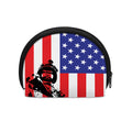 Military American Flag Print Coin Purse