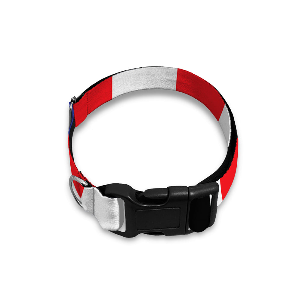 Military American Flag Print Dog Collar
