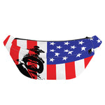 Military American Flag Print Fanny Pack