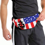 Military American Flag Print Fanny Pack