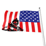 Military American Flag Print Flag