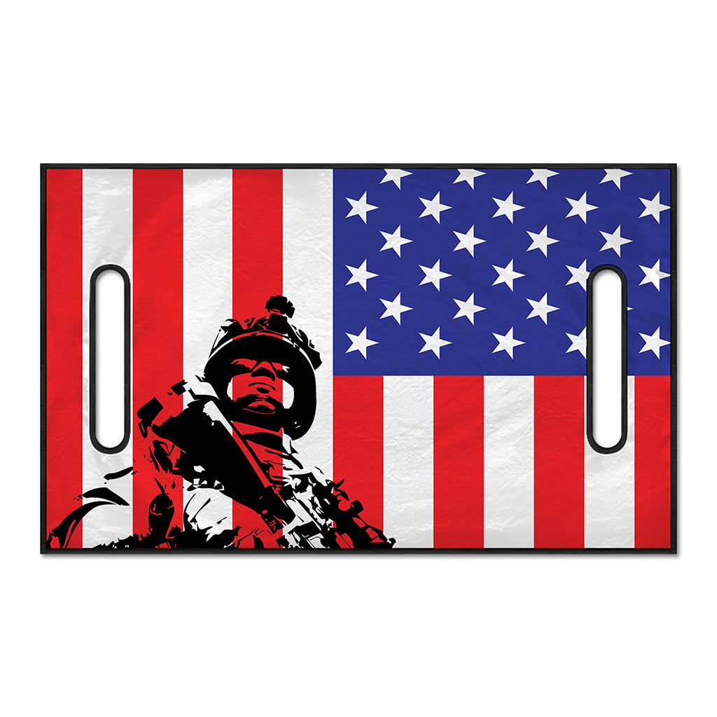 Military American Flag Print Golf Cart Seat Cover