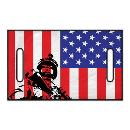 Military American Flag Print Golf Cart Seat Cover