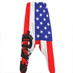 Military American Flag Print Hammer Pants