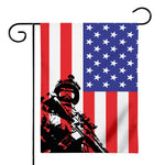 Military American Flag Print House Flag
