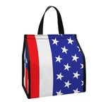 Military American Flag Print Insulated Lunch Tote