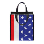 Military American Flag Print Insulated Lunch Tote