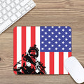 Military American Flag Print Mouse Pad