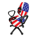 Military American Flag Print Office Chair Cover