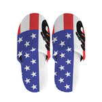Military American Flag Print Slippers