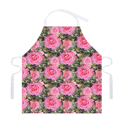 Military Camouflage Flower Pattern Print Adjustable Apron