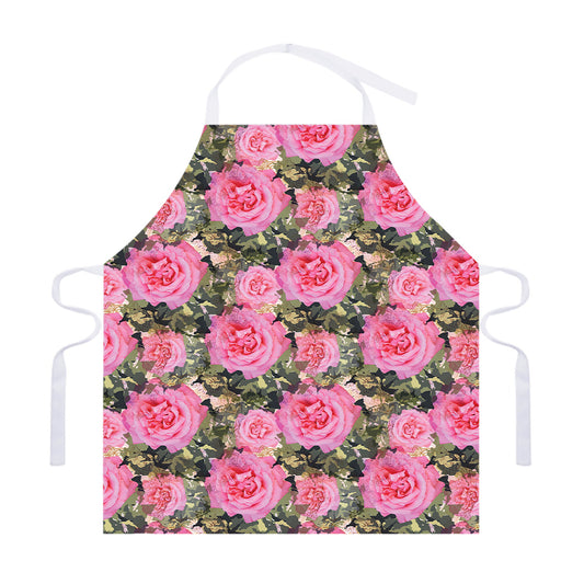Military Camouflage Flower Pattern Print Adjustable Apron