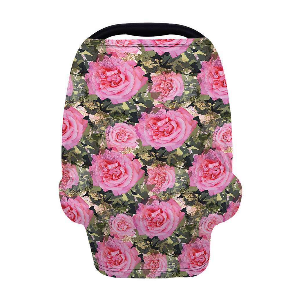 Military Camouflage Flower Pattern Print Baby Seat Cover