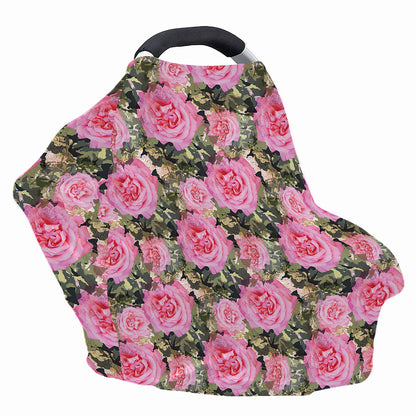Military Camouflage Flower Pattern Print Baby Seat Cover