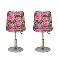 Military Camouflage Flower Pattern Print Bar Stool Covers