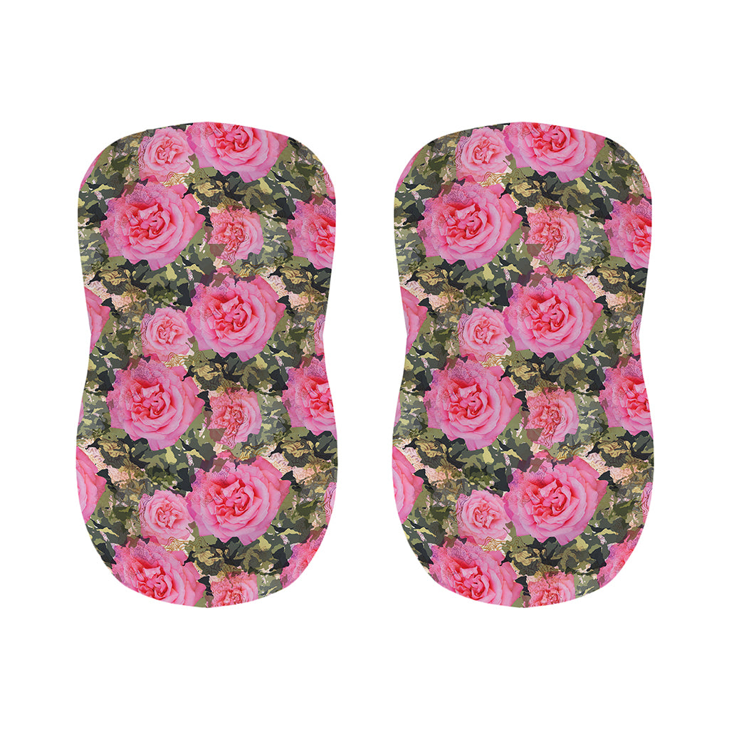 Military Camouflage Flower Pattern Print Bar Stool Covers