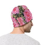 Military Camouflage Flower Pattern Print Beanie