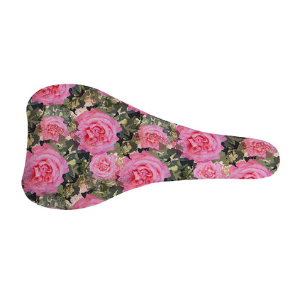 Military Camouflage Flower Pattern Print Bicycle Seat Cover