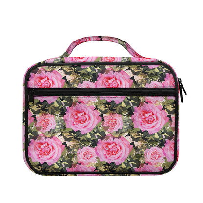 Military Camouflage Flower Pattern Print Briefcase Bible Bag