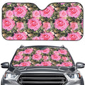 Military Camouflage Flower Pattern Print Car Windshield Sun Shade