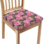 Military Camouflage Flower Pattern Print Chair Cushion Cover
