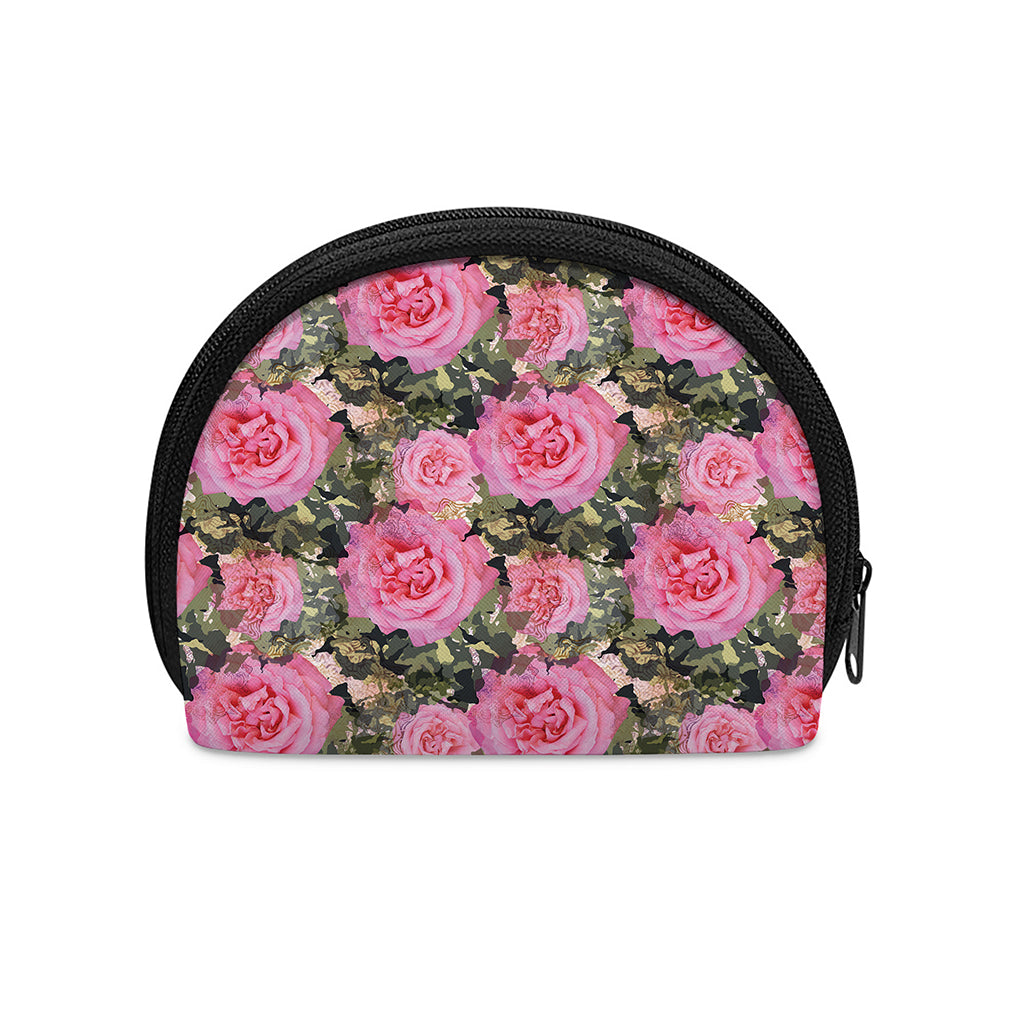 Military Camouflage Flower Pattern Print Coin Purse