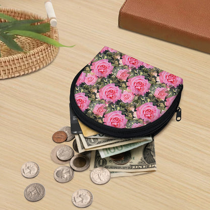 Military Camouflage Flower Pattern Print Coin Purse