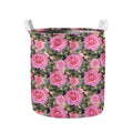 Military Camouflage Flower Pattern Print Collapsible Laundry Basket