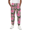 Military Camouflage Flower Pattern Print Cotton Sweatpants