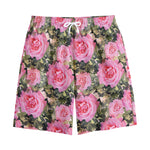Military Camouflage Flower Pattern Print Cotton Shorts