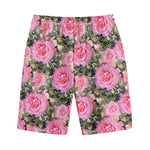 Military Camouflage Flower Pattern Print Cotton Shorts