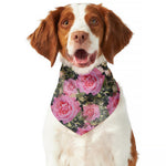 Military Camouflage Flower Pattern Print Dog Bandana