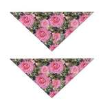 Military Camouflage Flower Pattern Print Dog Bandana