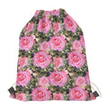 Military Camouflage Flower Pattern Print Drawstring Bag