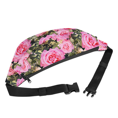 Military Camouflage Flower Pattern Print Fanny Pack