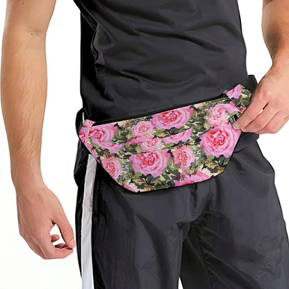 Military Camouflage Flower Pattern Print Fanny Pack