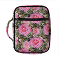Military Camouflage Flower Pattern Print Front Pocket Bible Bag