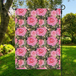 Military Camouflage Flower Pattern Print Garden Flag