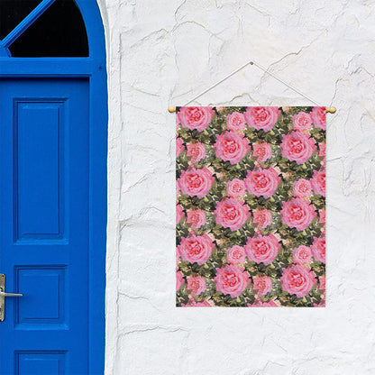 Military Camouflage Flower Pattern Print Garden Flag