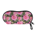 Military Camouflage Flower Pattern Print Glasses Case