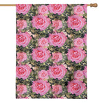 Military Camouflage Flower Pattern Print House Flag