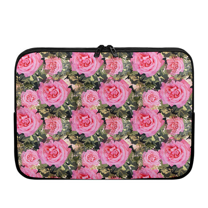Military Camouflage Flower Pattern Print Laptop Sleeve