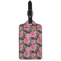 Military Camouflage Flower Pattern Print Luggage Tag