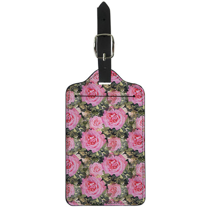 Military Camouflage Flower Pattern Print Luggage Tag