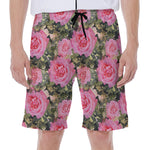 Military Camouflage Flower Pattern Print Men's Beach Shorts