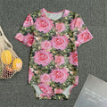 Military Camouflage Flower Pattern Print Men's Bodysuit