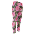 Military Camouflage Flower Pattern Print Men's Compression Pants