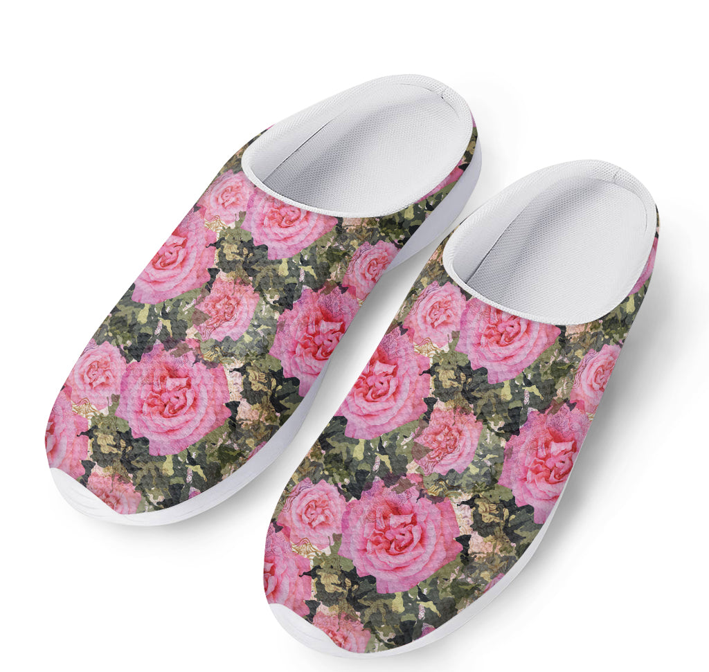 Military Camouflage Flower Pattern Print Mesh Casual Shoes