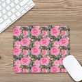 Military Camouflage Flower Pattern Print Mouse Pad