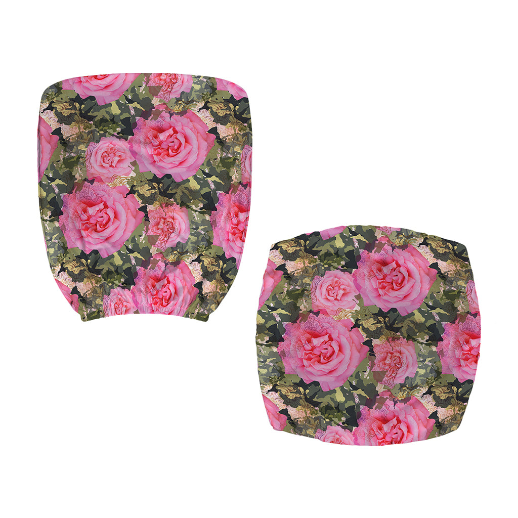 Military Camouflage Flower Pattern Print Office Chair Cover